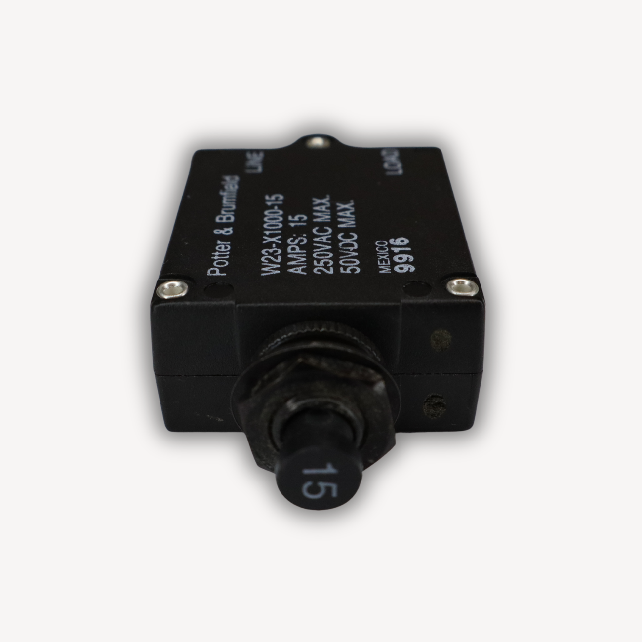 Circuit Breaker CB 15A P/N S1232-515 Potter Brumfield – EASA Form 1 certified, used serviceable condition