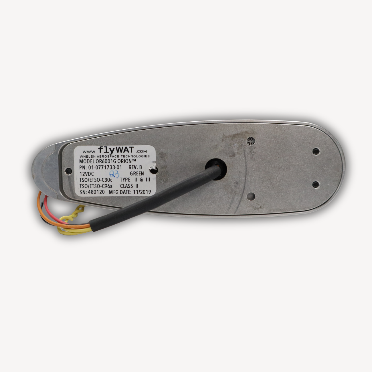 Nav strobe light Led Green, P/N 01-0771733-01, EASA Form 1-certified, used, serviceable condition