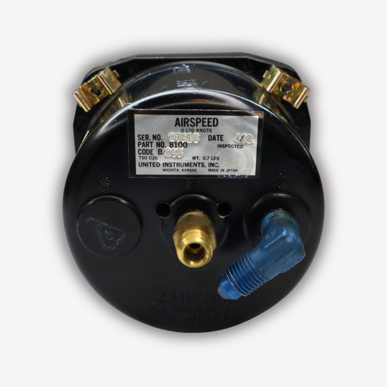 P/N 8100, Airspeed Indicator, EASA Form 1-certified, used, serviceable condition