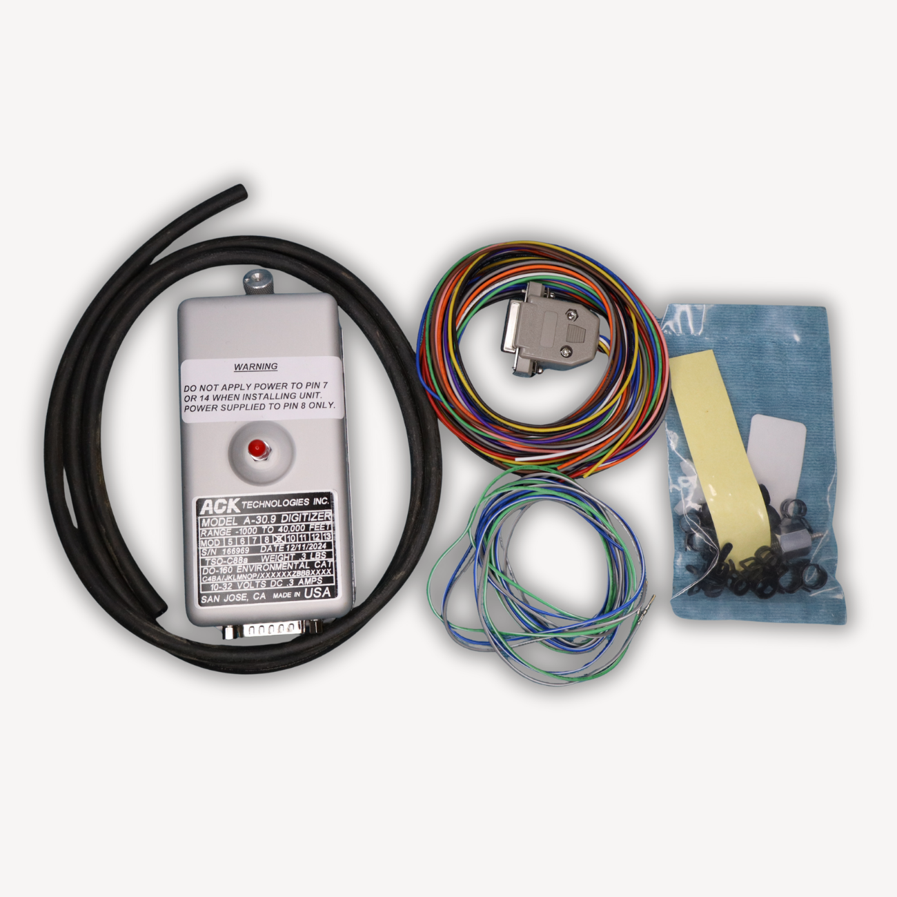 Altitude encoder P/N A-30.9 – encoder front view, used serviceable, EASA Form 1