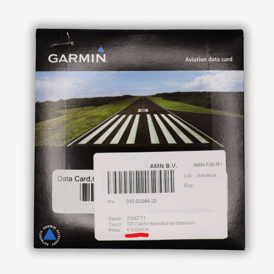 Data Card, GTN Xi Series International Database - P/N 010-02044-20