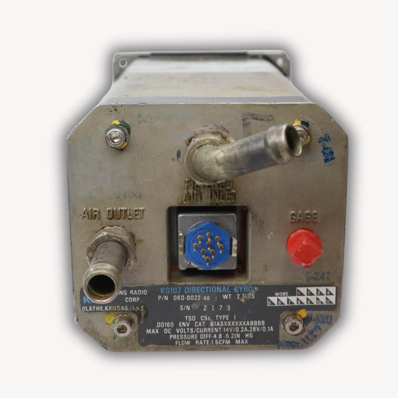 Directional Gyro  KG-107 - P/N 060-0022-00