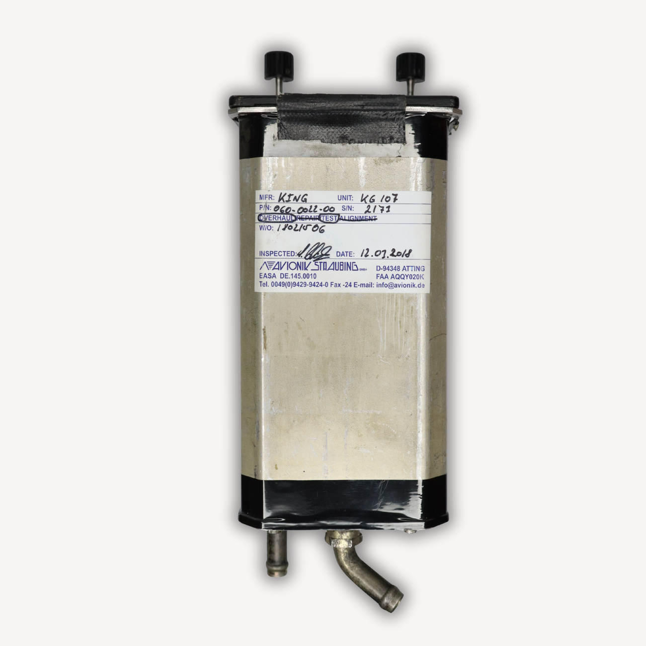 Directional Gyro  KG-107 - P/N 060-0022-00