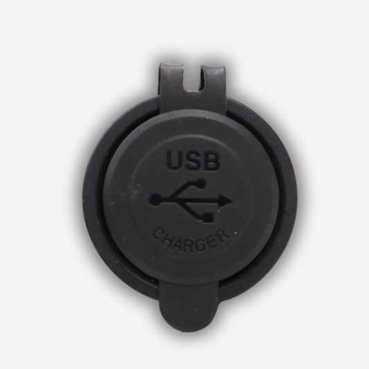 Dual panel mount USB socket, P/N TC-9070412, EASA Form 1-certified, used, serviceable condition