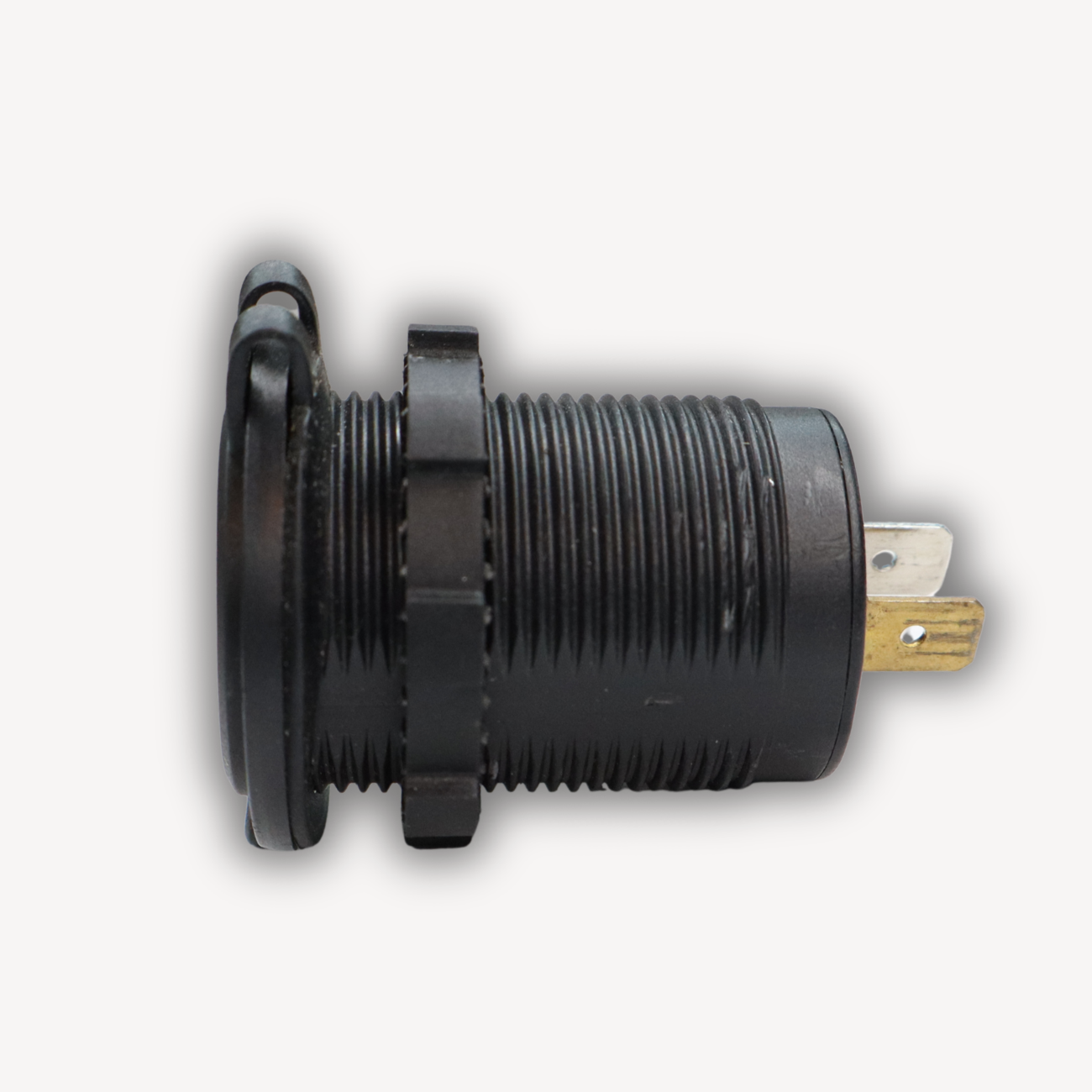 Dual panel mount USB socket, P/N TC-9070412, EASA Form 1-certified, used, serviceable condition