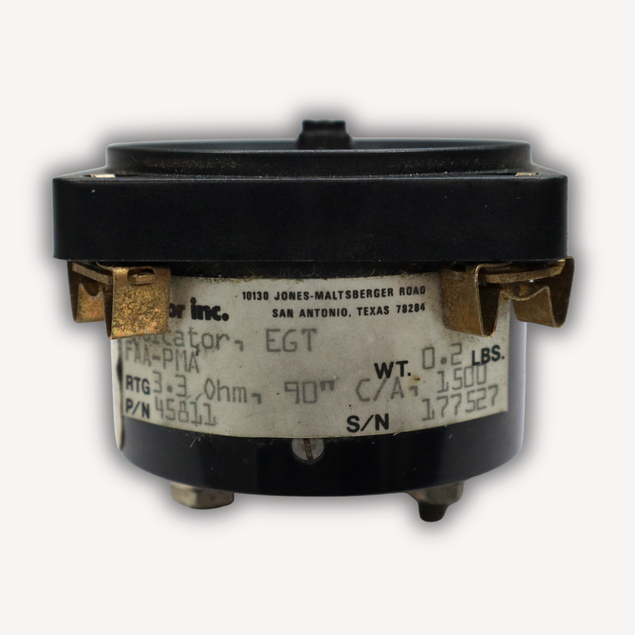 EGT indicator, P/N TC-45811, EASA Form 1-certified, used, serviceable condition