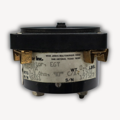 EGT indicator, P/N TC-45811, EASA Form 1-certified, used, serviceable condition