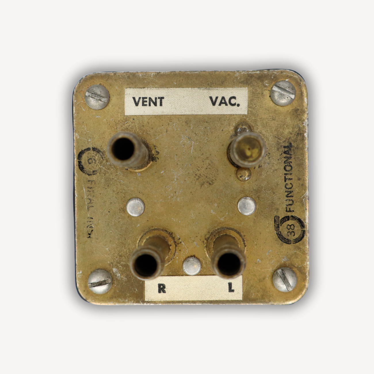 Gyro suction indicator P/N 1G5-4 – back view, used avionics instrument with EASA Form 1