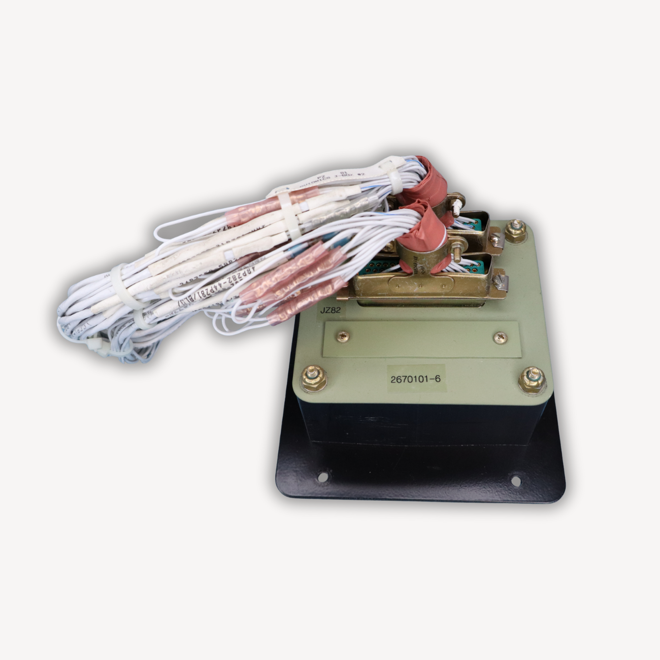 Junction Box Assembly P/N 2670101-6 Top view Used Serviceable – Front up view – EASA Form 1