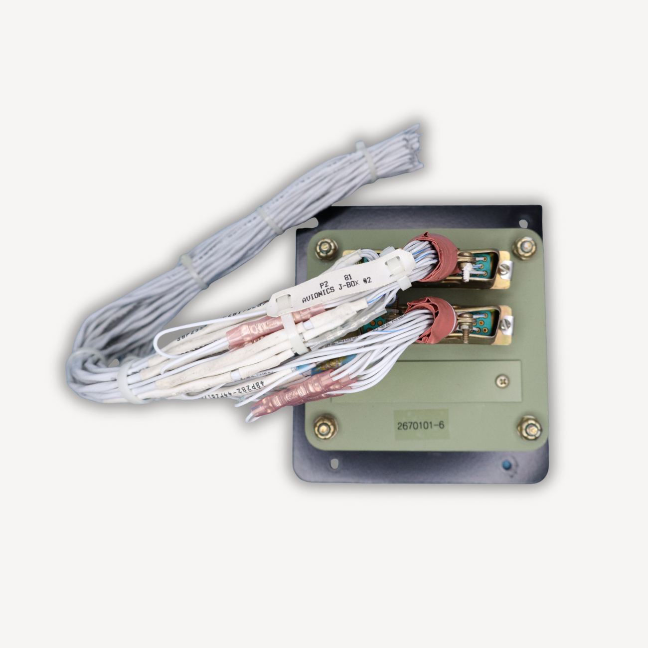 Junction Box Assembly P/N 2670101-6 Used Serviceable – Top View – EASA Form 1