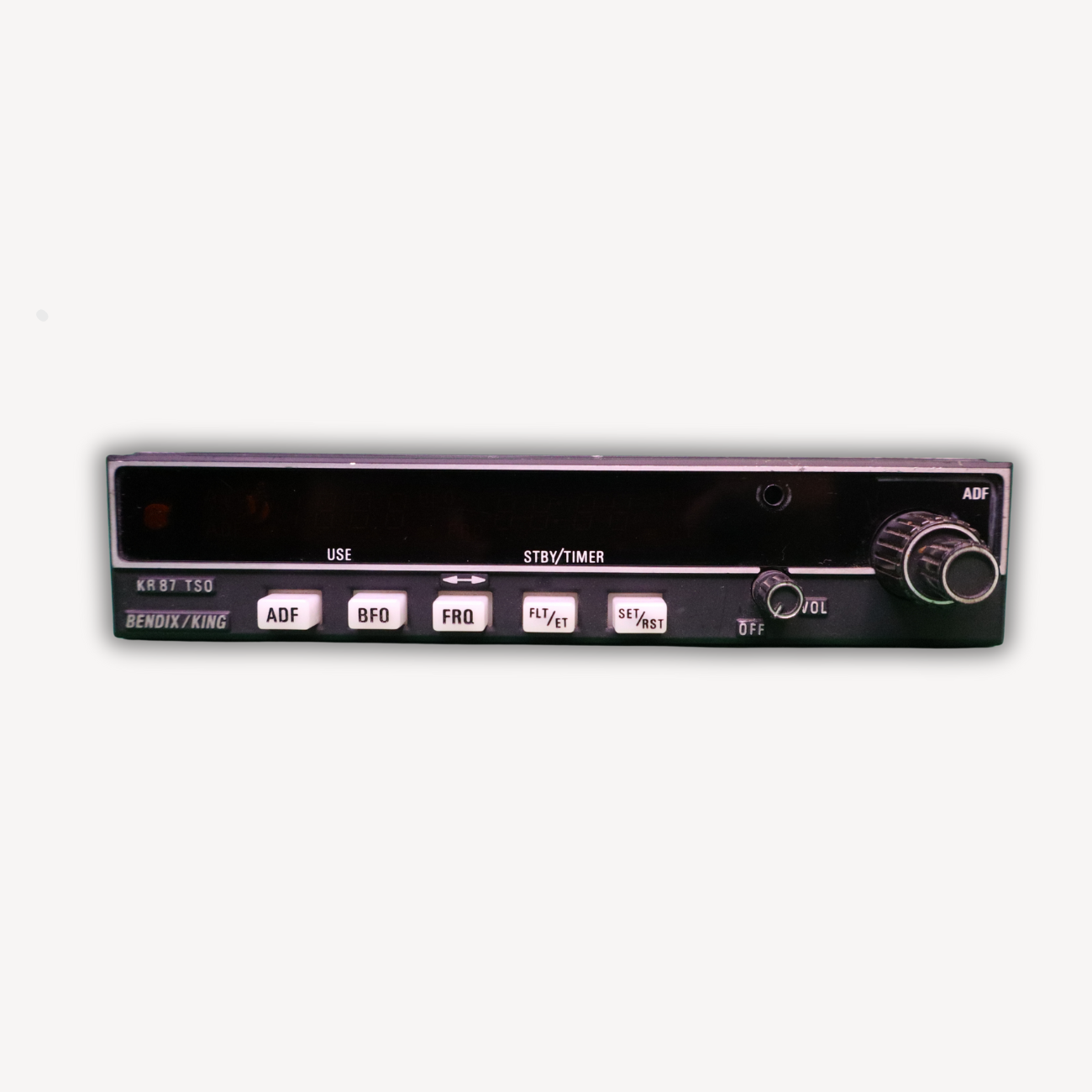 KR87 ADF Receiver P/N 066-1072-04 – front view, Used Avionics, EASA Form 1 Certified