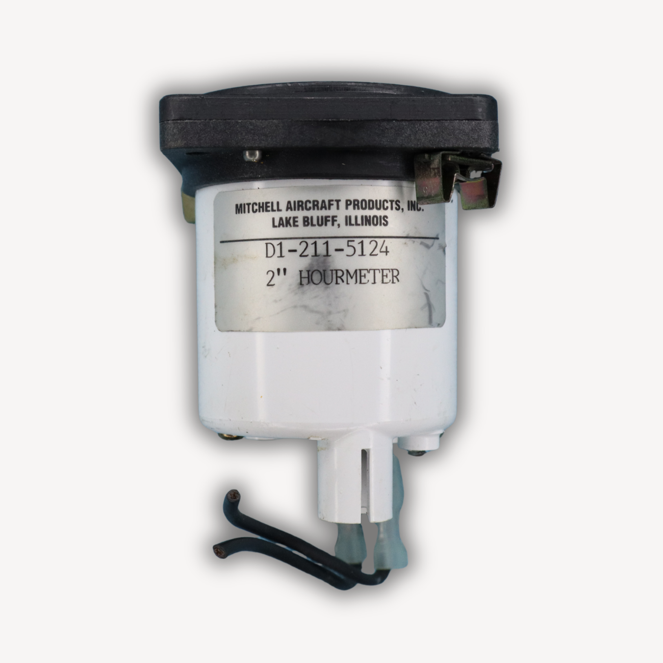 Mitchell 2” Hourmeter, P/N D1-211-S124, EASA Form 1-certified, used, serviceable condition
