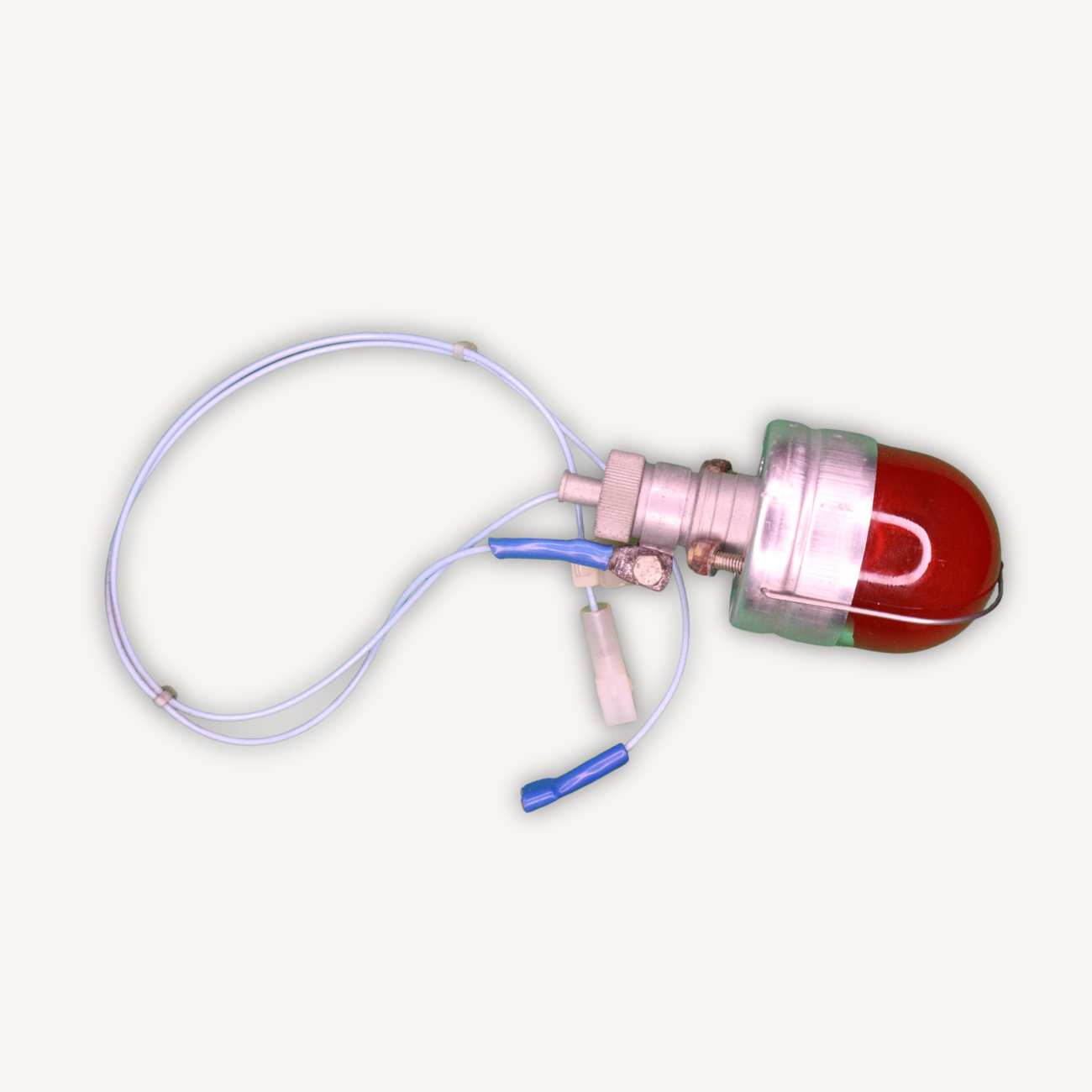 Nav light red assembly P/N 61108001 – top view, EASA Form 1, used serviceable