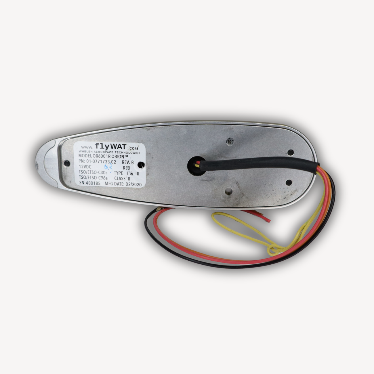 Nav strobe light Led Red, P/N 01-0771733-02, EASA Form 1-certified, used, serviceable condition
