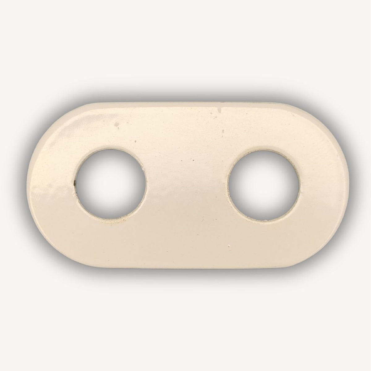 2611112-3 Cessna aircraft plate white 2-hole