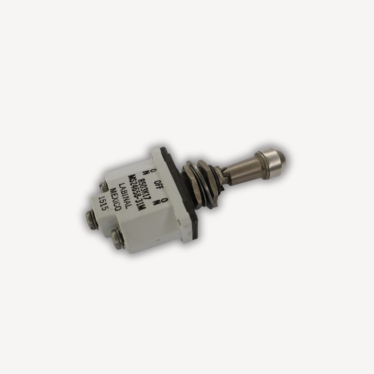 MS24658-31M aircraft toggle switch – right side view, EASA Form 1