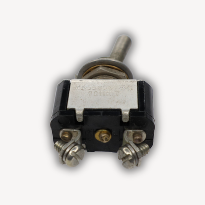 MS35058-30 aircraft toggle switch – bottom view, EASA Form 1, used serviceable