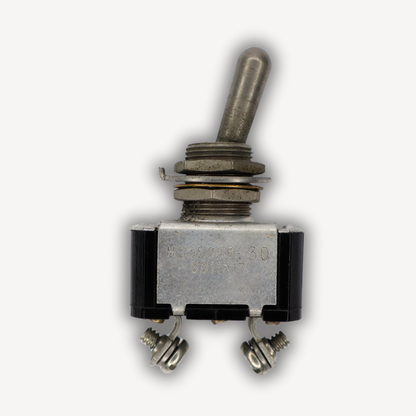 MS35058-30 aircraft toggle switch – front view, EASA Form 1, used serviceable