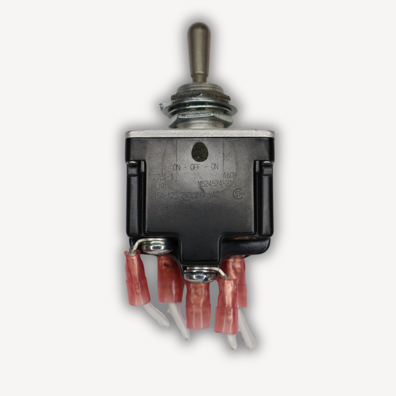 Aircraft toggle switch MS24524-21 with EASA Form 1 certification